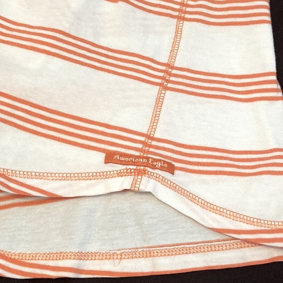 🎉HOST PICK 🤩Vintage stripe faux Henley cotton tee from the 90s weighted cotton - Picture 3 of 14